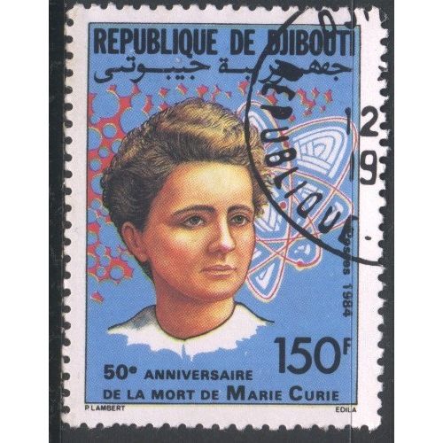 Djibouti 1984 - 150f - Marie Curie (50th Death Anniversary) - used