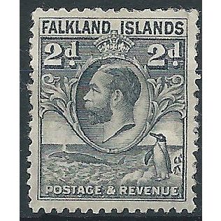 Falkland Islands 1929 SG118 2d Grey Mounted Mint.. .