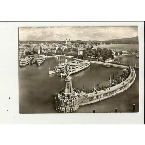Germany LINDAU Harbour Postcard by Thorbecke (591)