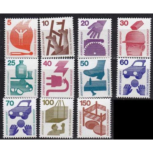 GERMANY BUND [1971] MiNr 0694-03 ( **/mnh ) Unfall