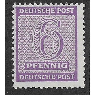 GER 1945 M/M 6pf 'NUMERAL' (EBID65-656)