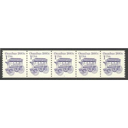 2225b 1c Omnibus Fine MNH Dry Gum PNC 3/5 R0570
