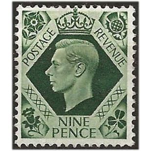 1937 SG473 9d Deep Olive-Green Mounted Mint ..