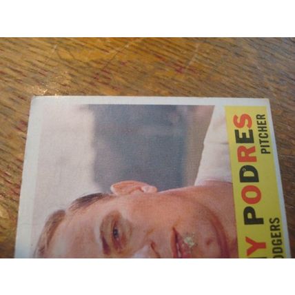 1960 Topps, JOHNNY PODRES, #425, DODGERS