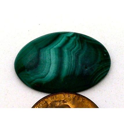 Malachite Freeform Gemstone Cabochon 54