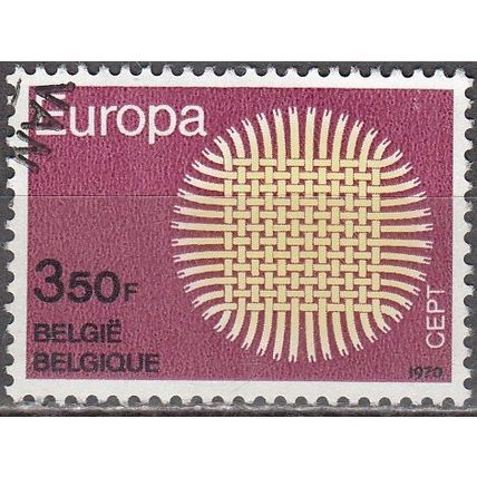 Belgique 1970 Michel 1587 O Cote (2008) 0.25 € Europa CEPT Cachet rond