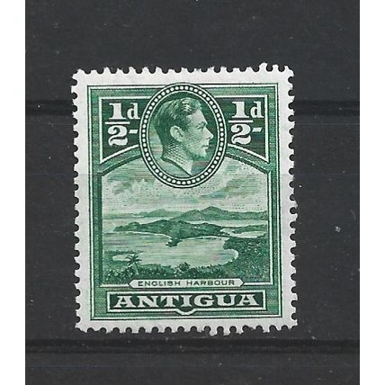 Antigua.SG98 1/2d English Harbour.Mounted Mint.Oct24b