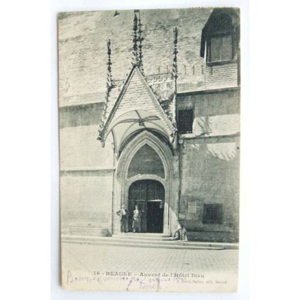 1917 postcard Breane, Auvent de L'Hotel Dieu