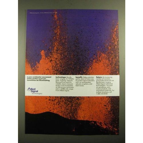 1987 Allied Signal Ad - Bendix laser ranging