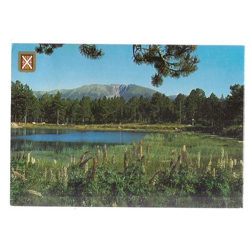 BOURG MADAME, FRANCE used postcard, 1985 postmark #
