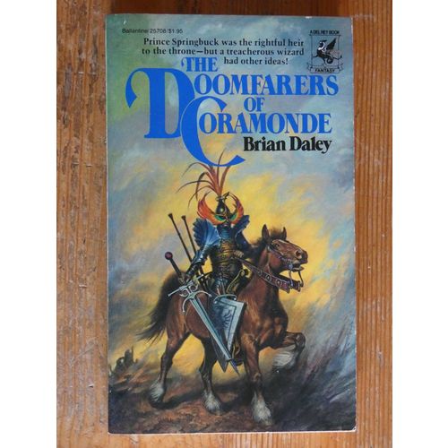 The Doomfarers of Coramonde - Brian Daley Paperback 1977 Del Rey