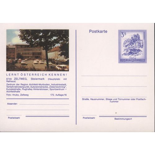 Austria unused - 3s pre-paid - Zeltweg, Steiermark