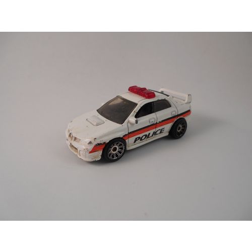 matchbox subaru impreza police (police) (white) ok condition