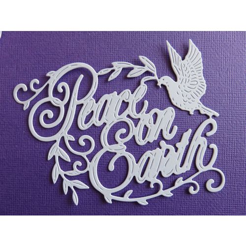 6 x Tattered Lace Die Cuts Peace On Earth #1