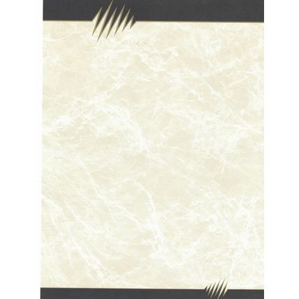 Designer Letterhead Stationery Paper Black Accent 45 Pieces Printer Computer 002