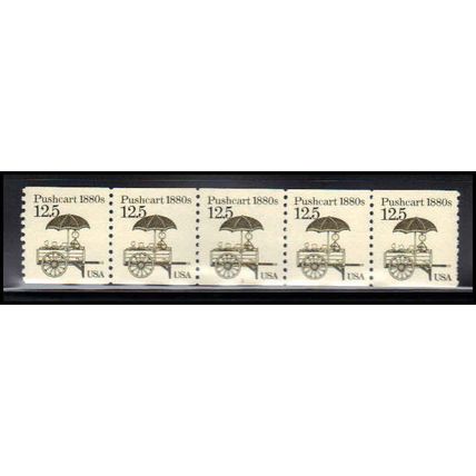 2133 12.5c Pushcart Very Fine MNH Dry Gum PNC 1/5 X2230