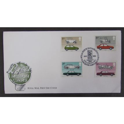 ROYAL MAIL - BRITISH MOTOR INDUSTRY FIRST DAY COVER 1982 (c)