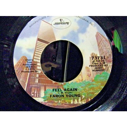 Faron Young-Some Old Rainy Morning / Feel Again-45rpm-1975-EX