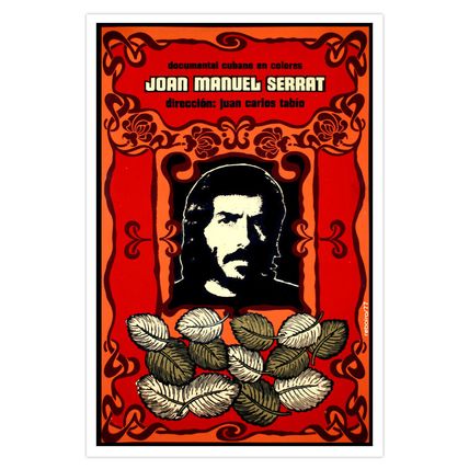 Spanish decor Wall Design movie Poster"JOAN Manuel Serrat"Music film.Art