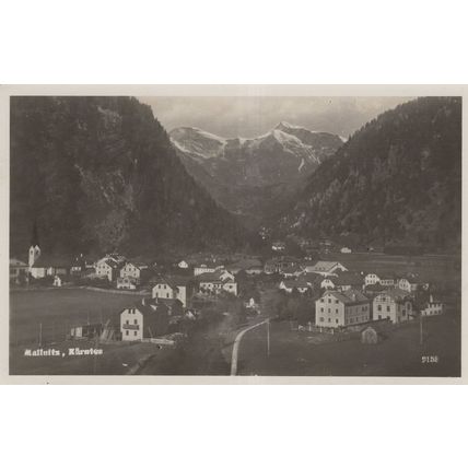 Mallultz Kurten Austria Real Photo Old Postcard