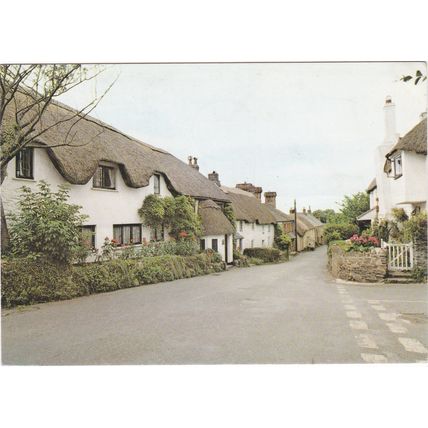 Standard size printed postcard Thurlestone Devon