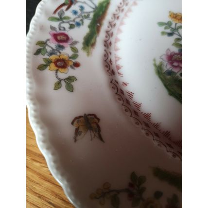 Pretty Flora Birds And Butterflies Plate