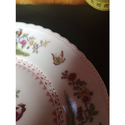 Pretty Flora Birds And Butterflies Plate