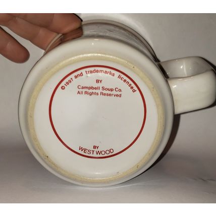 VINTAGE CAMPBELL'S SOUP COFFEE TEA HOT COCOA MUG CUP MINI BOWL 1997 M'm M'm GOOD