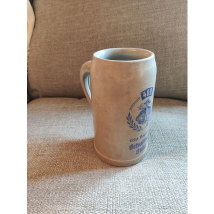 Rare, Vintage/Collectible, Echt Bayerifch, Schultheiß Bräu, 1L, Stoneware Stein