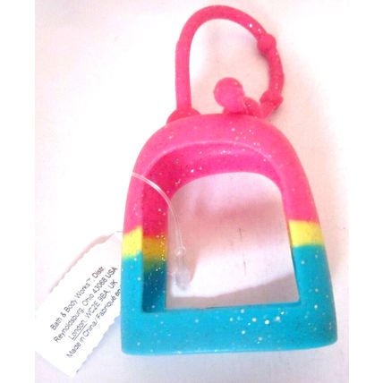 Bath & Body Works PocketBac Holder Pink Yellow Blue Ombre