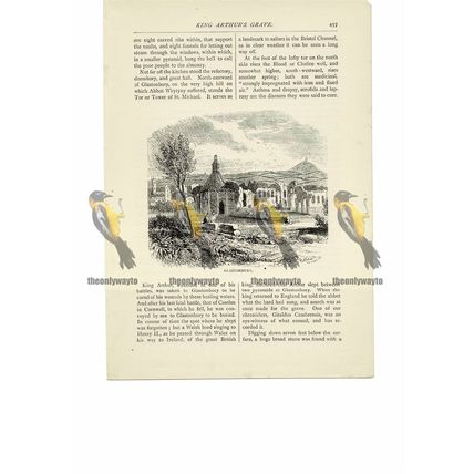 Glastonbury, Somerset , Book Illustration (Print), 1891