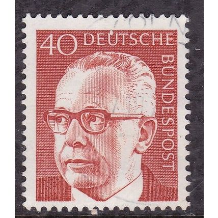 Germany 1971 President Heinemann 40pf Fine Used SG 1540 VGC
