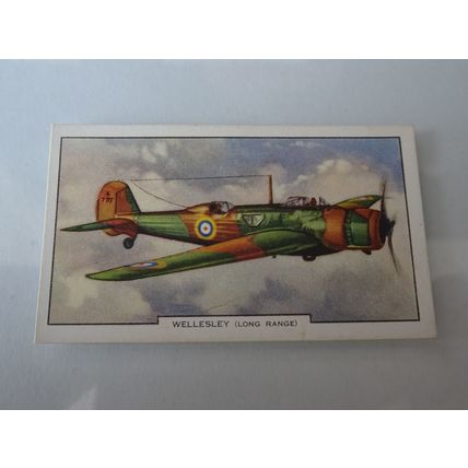 1939 Gallaher Aeroplanes Card # 26 of 48 Wellesley Very Good (3)