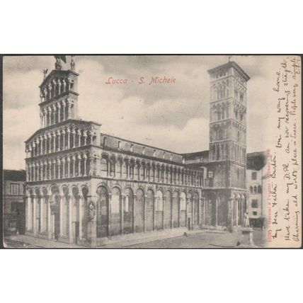San Michele in Foro, Lucca, 1904 - Garzini e Pezzini Cartolina