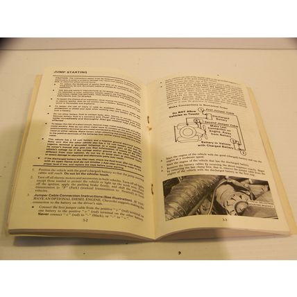1980 CHEVROLET PICKUP OWNERS & DRIVERS MANUAL GAS MOTOR