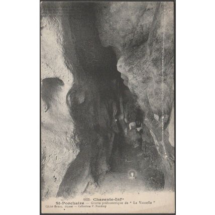 Grotte Préhistorique de La Vauzelle, Saint-Porchaire, c.1910 - Braun Faudray CPA