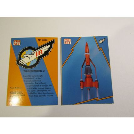 28. Thunderbird 3 - Thunderbirds IR 1992 PRO SET Trade Card.