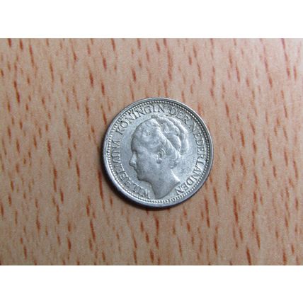 Netherlands 1941 10 Silver Cents Coin