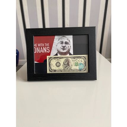 Domenyk Noonan hand signed autograph dollar thumb Manchester gangster framed