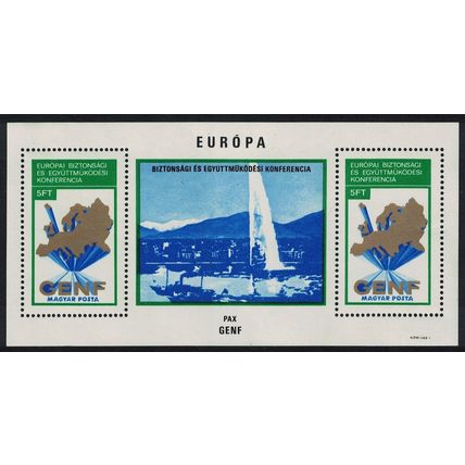 Hungary European Security and Co-operation Conference Geneva Sheet MS 1974