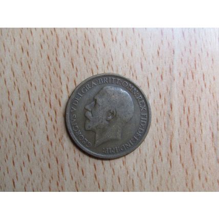 GB 1916 George V Half PennyCoin