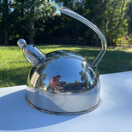 BEKA Germany est1899 Stainless Steel Whistle Teakettle Electric Stove Compatible