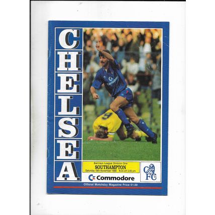 CHELSEA V SOUTHAMPTON 18/11/1989 DIVISION 1 (C5)