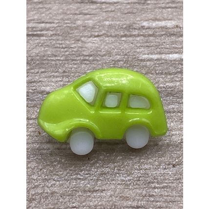 17mm x 11mm Plastic Mixed Colour Shank Car Buttons Sewing Knitting Cardigans