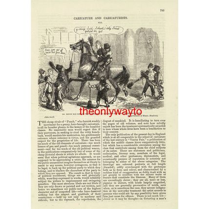Boys Holding Horse, Caricature, Book Illustration (Print), 1875