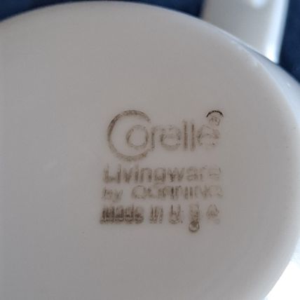 Vintage CORELLE Livingware OLD TOWN BLUE Corning COFFEE CUP Tea Mug Handle