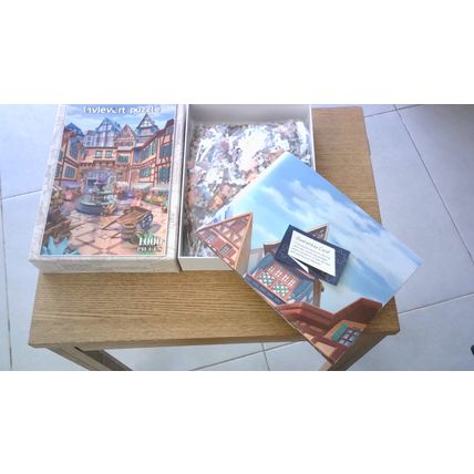 VILLAGE SQUARE Jigsaw Puzzle (1000 Piece) Hesha Hexie Toys