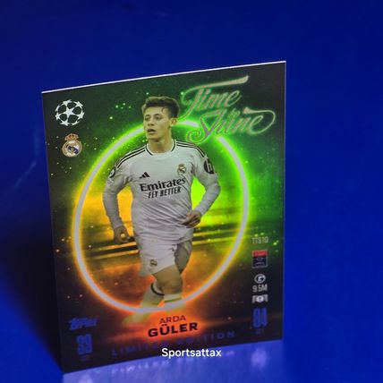 Topps Match Attax 2024/2025 Arda Guler Limited Edition Time To Shine TTS 10