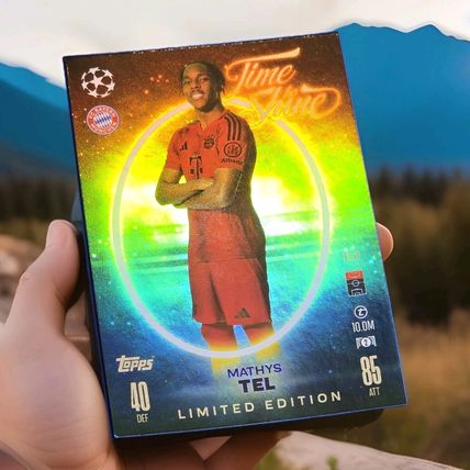 MATHYS TEL TOPPS Match Attax 24/25 TIME TO SHINE LIMITED EDITION Card