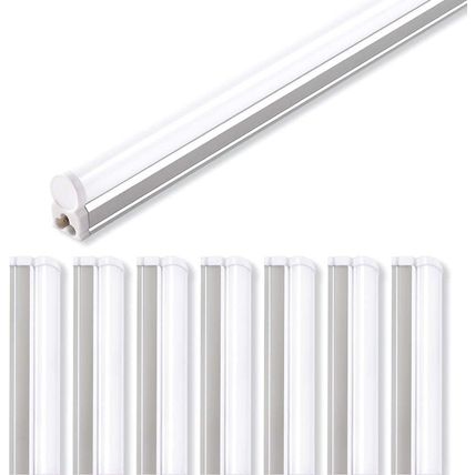 Barrina LED T5 Integrated Single Fixture, 4FT, 2200Lm, 6500K (Super Bright White